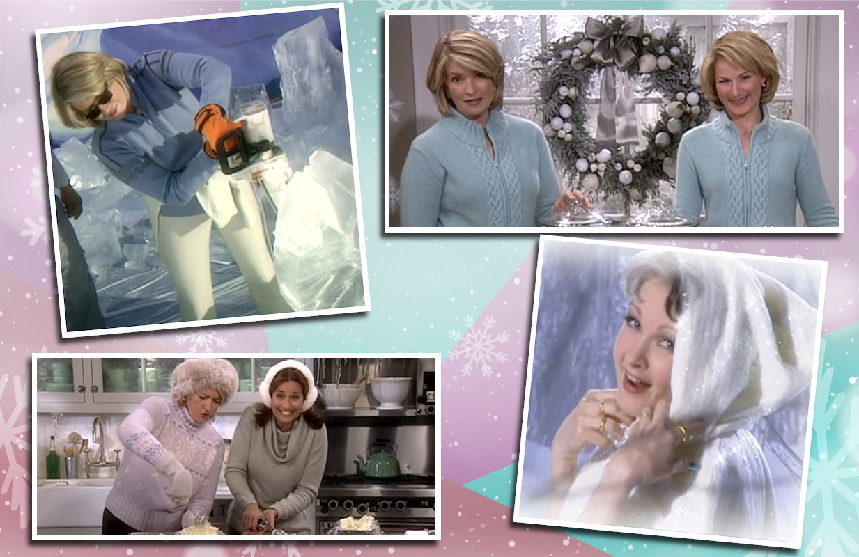 Martha Stewart, Ana Gasteyer, Cyndi Lauper, and Lorraine Bracco teamed up for one of the wackiest Christmas specials ever. 