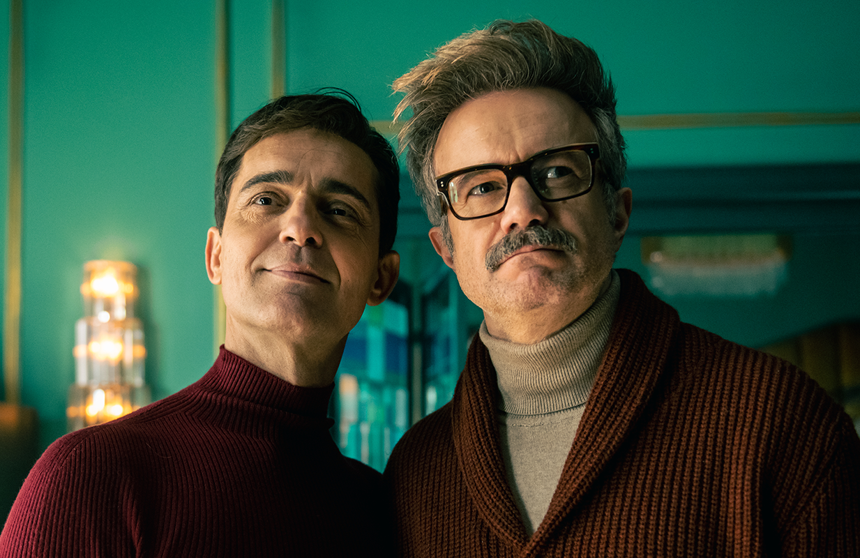 Pedro Alonso and Tristán Ulloa in Berlin (Photo: Tamara Arranz/Netflix)