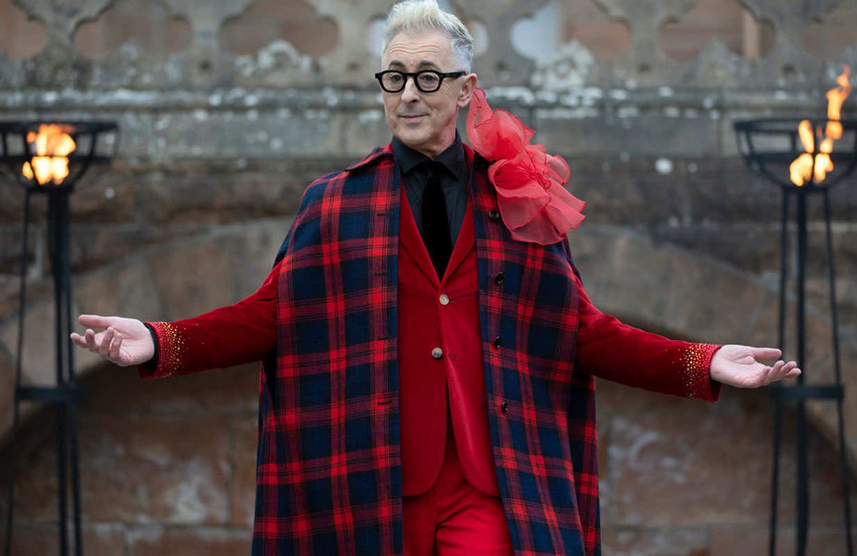 Alan Cumming in The Traitors (Photo: Euan Cherry/Peacock)