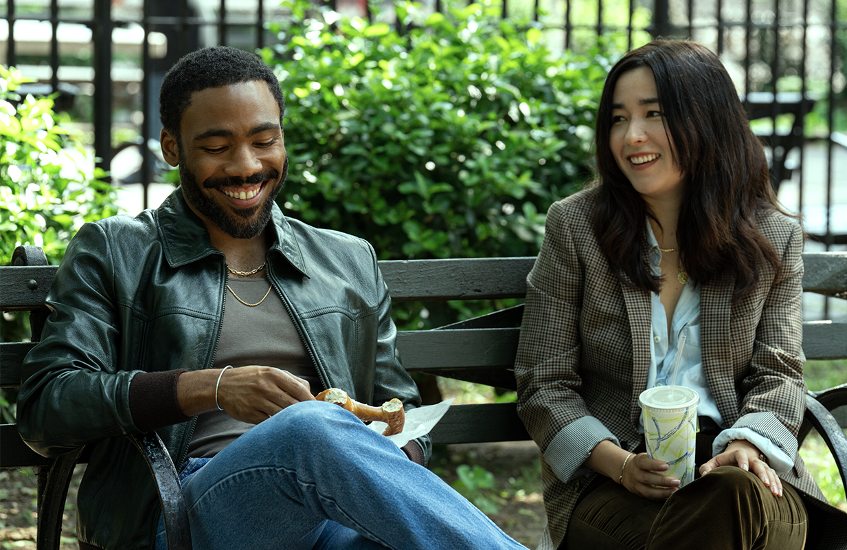 Donald Glover and Maya Erskine in Mr. and Mrs. Smith (Photo: David Lee/Prime Video)