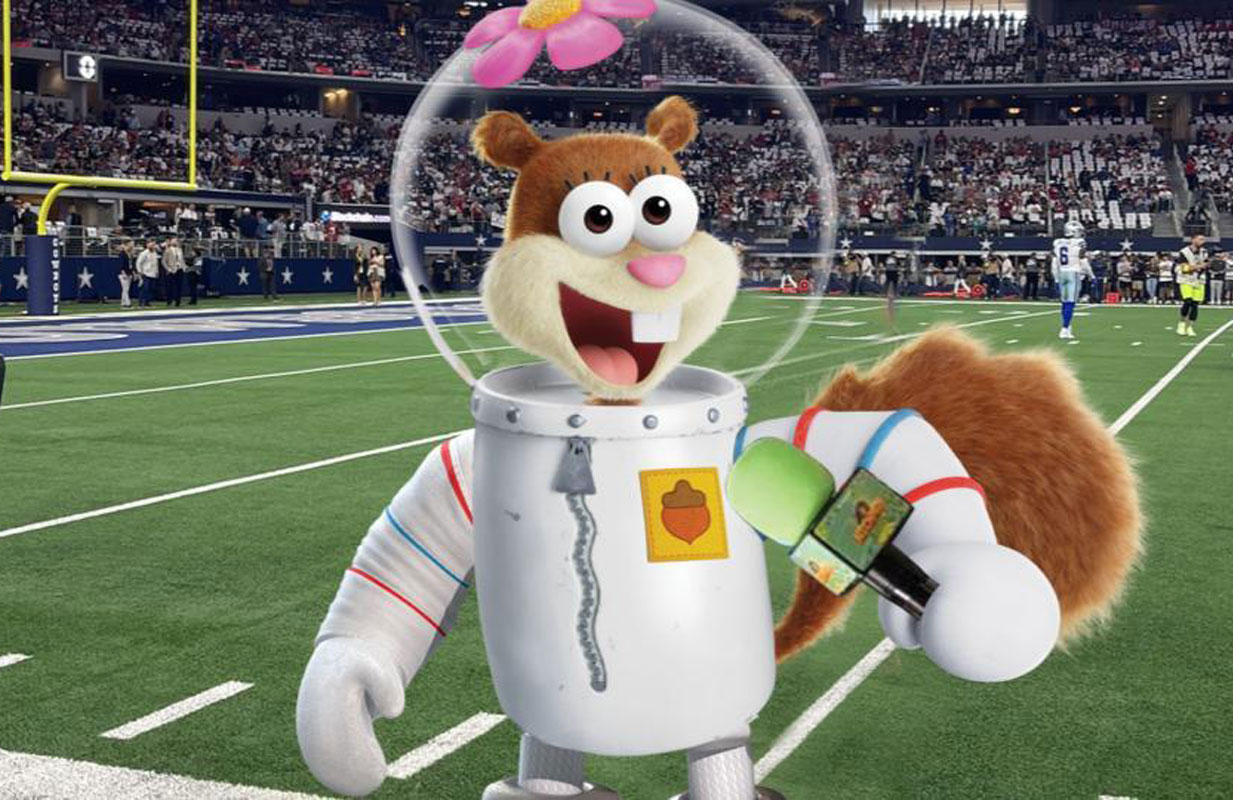 Sandy Cheeks, Nickelodeon, Super Bowl LVIII (Photo: Nickelodeon)