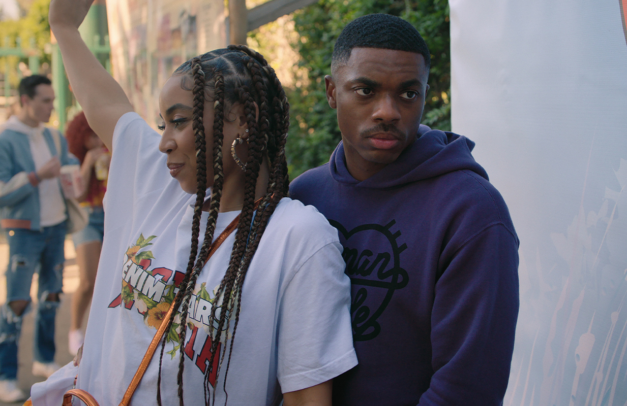 Andrea Ellsworth and Vince Staples in The Vince Staples Show (Photo: Netflix)