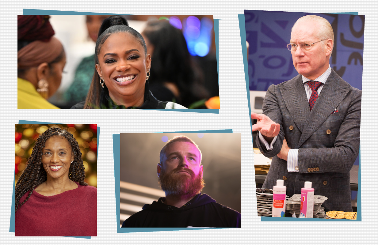 Kandi Burruss, Tim Gunn, Wes Bergmann, Danielle Reyes (Photos: Bravo/Everett Collection/CBS; Primetimer graphic)