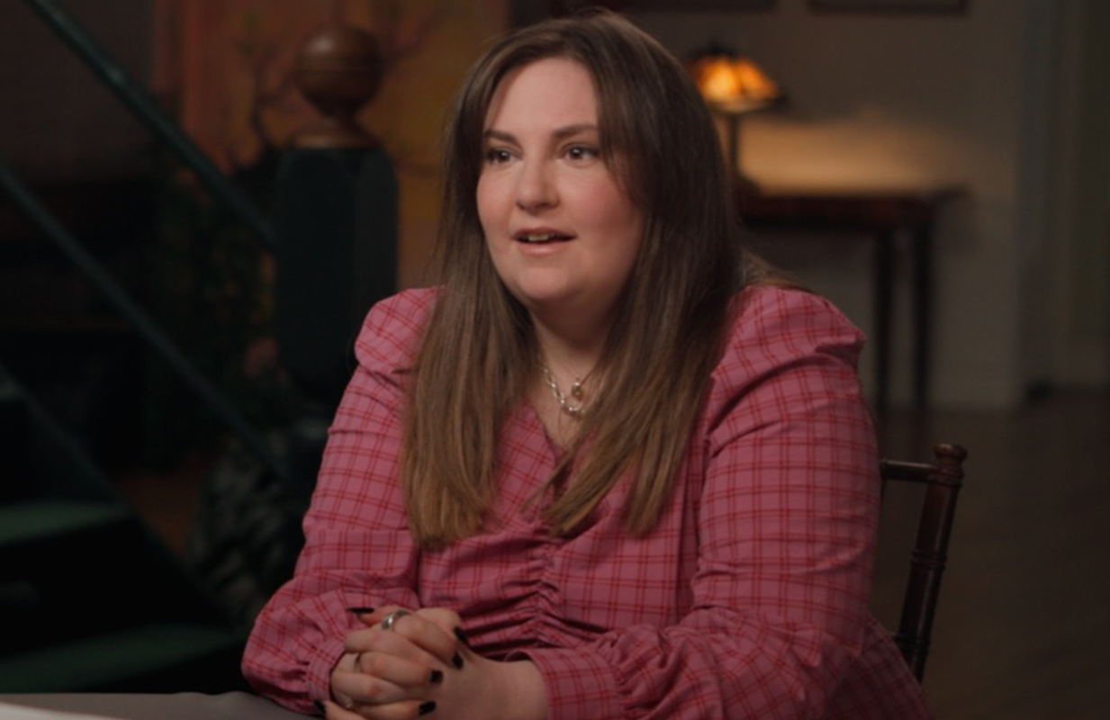 Lena Dunham in Finding Your Roots (Photo: PBS)