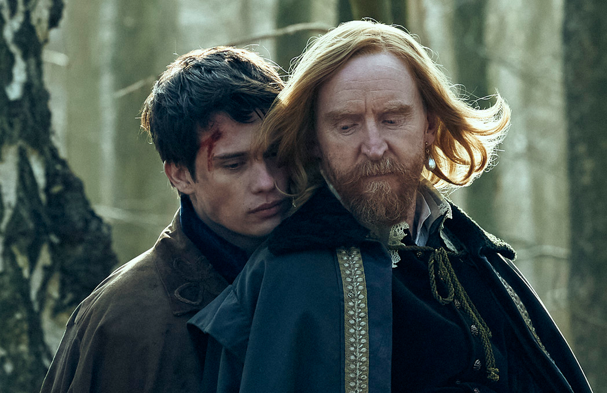 Nicholas Galitzine and Tony Curran in Mary &amp; George (Photo: Starz)