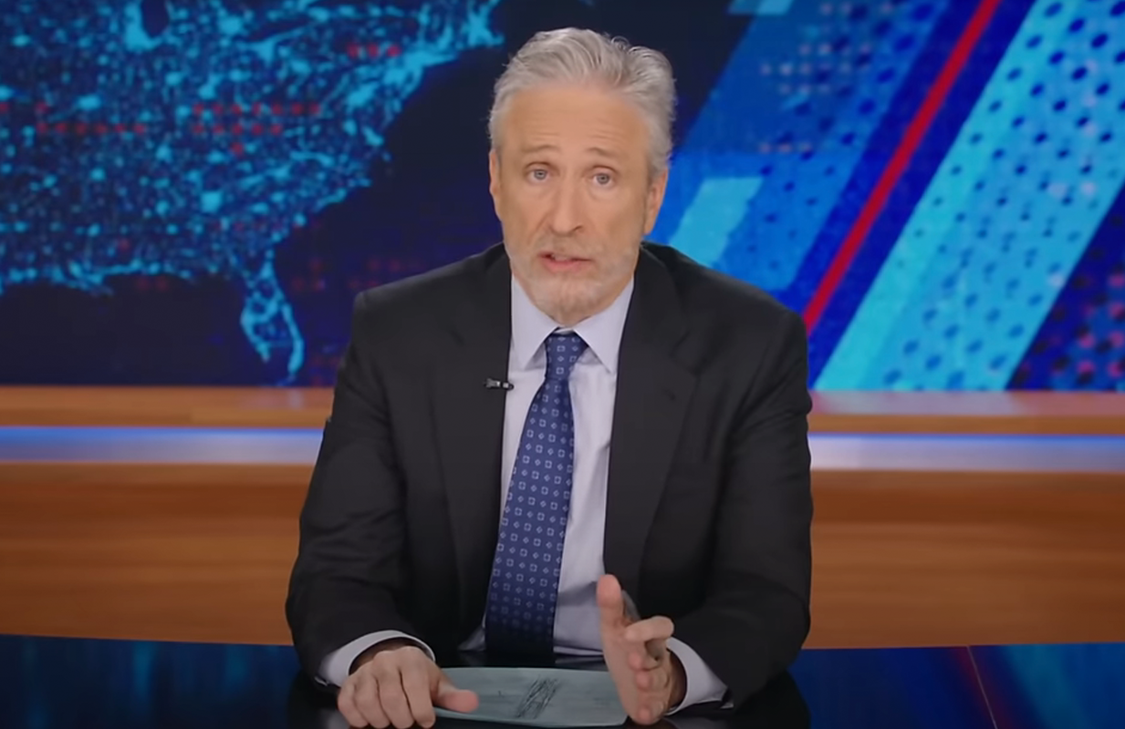 Jon Stewart on The Daily Show (Screenshot: Comedy Central)