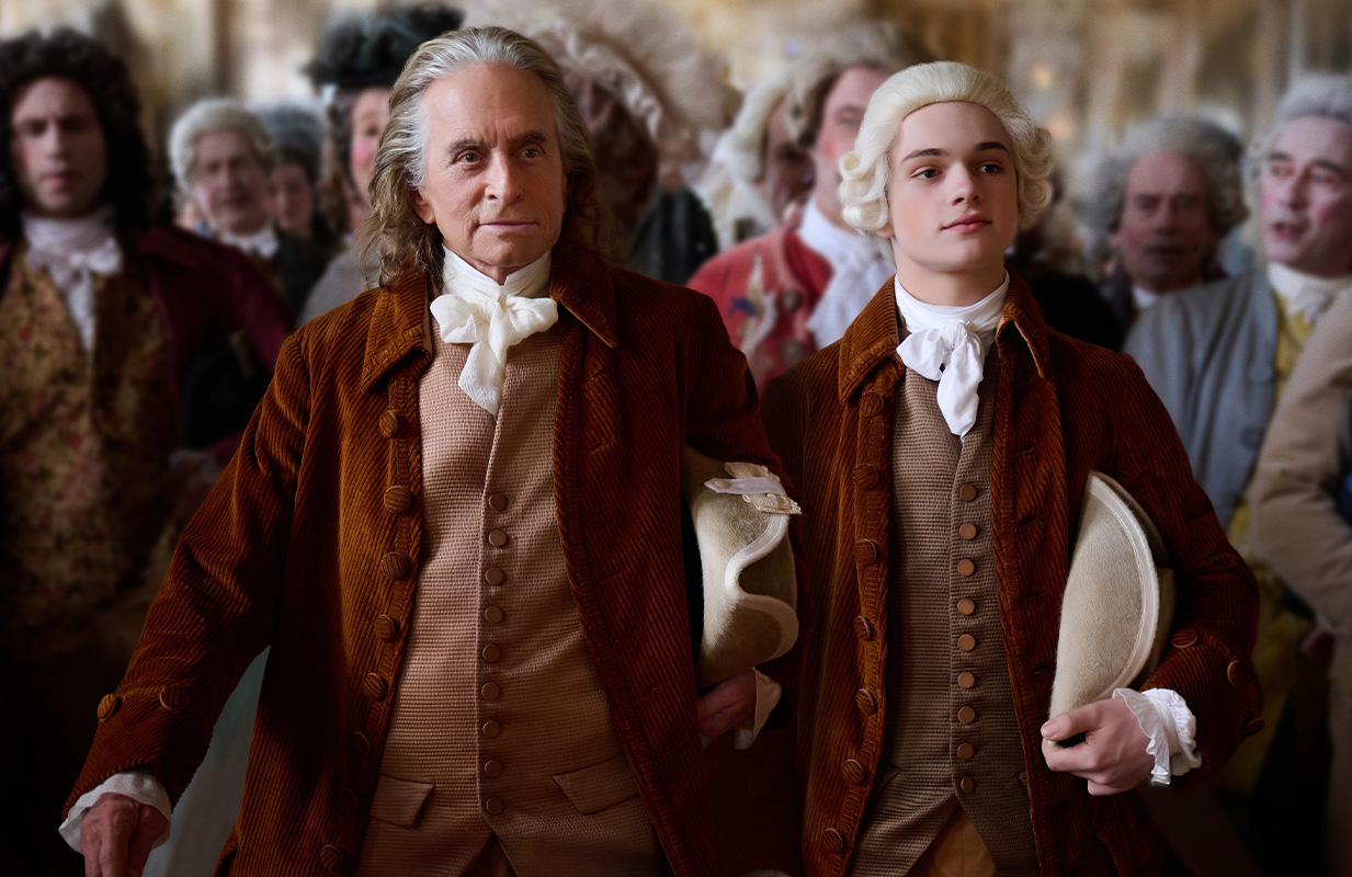 Michael Douglas and Noah Jupe in Franklin (Photo: Apple TV+)