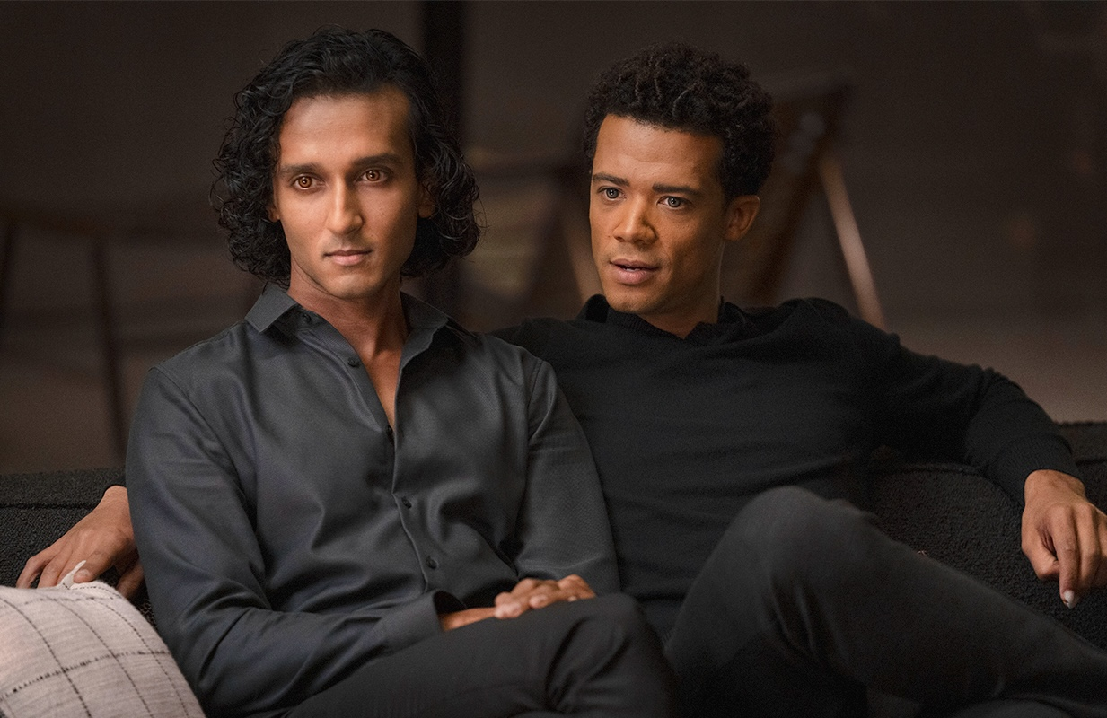 Assad Zaman and Jacob Anderson in Interview With the Vampire (Photo: Larry Horricks/AMC)