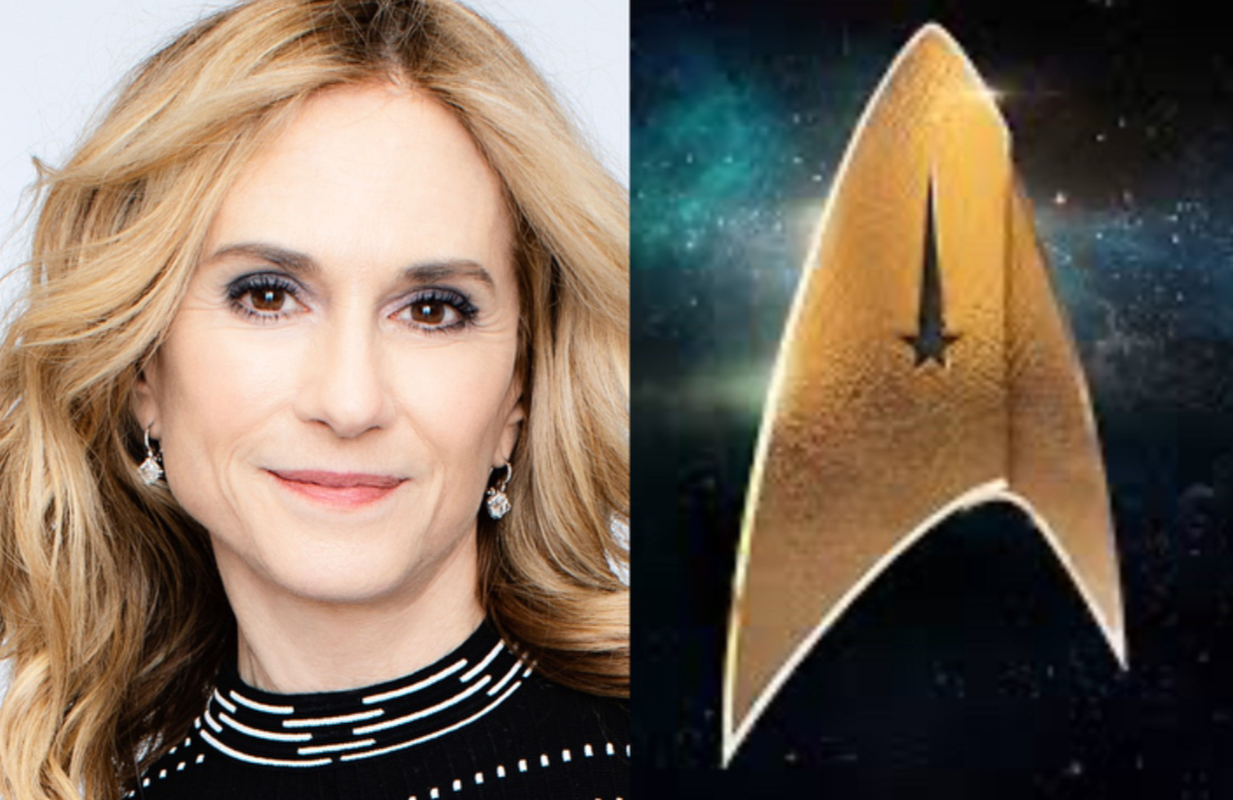 Holly Hunter (Headshot credit: Ricky Middlesworth/Disney/Pixar); Star Trek logo