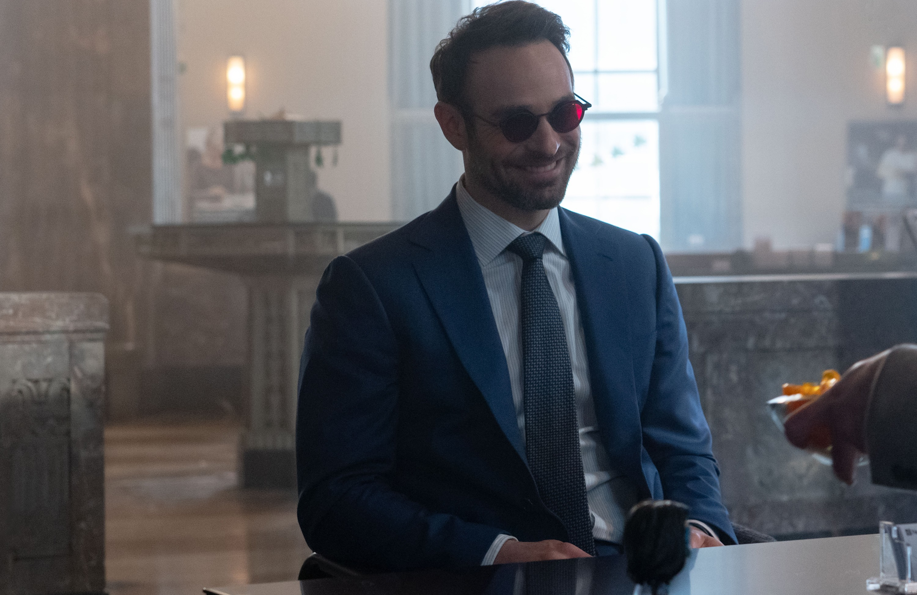 DAREDEVIL: BORN AGAIN, Charlie Cox as Daredevil / Matt Murdock, 'With Interest', (Season 1, ep. 105, aired March 25, 2025). photo: Giovanni Rufino /©Disney+/Marvel Studios /Courtesy Everett Collection