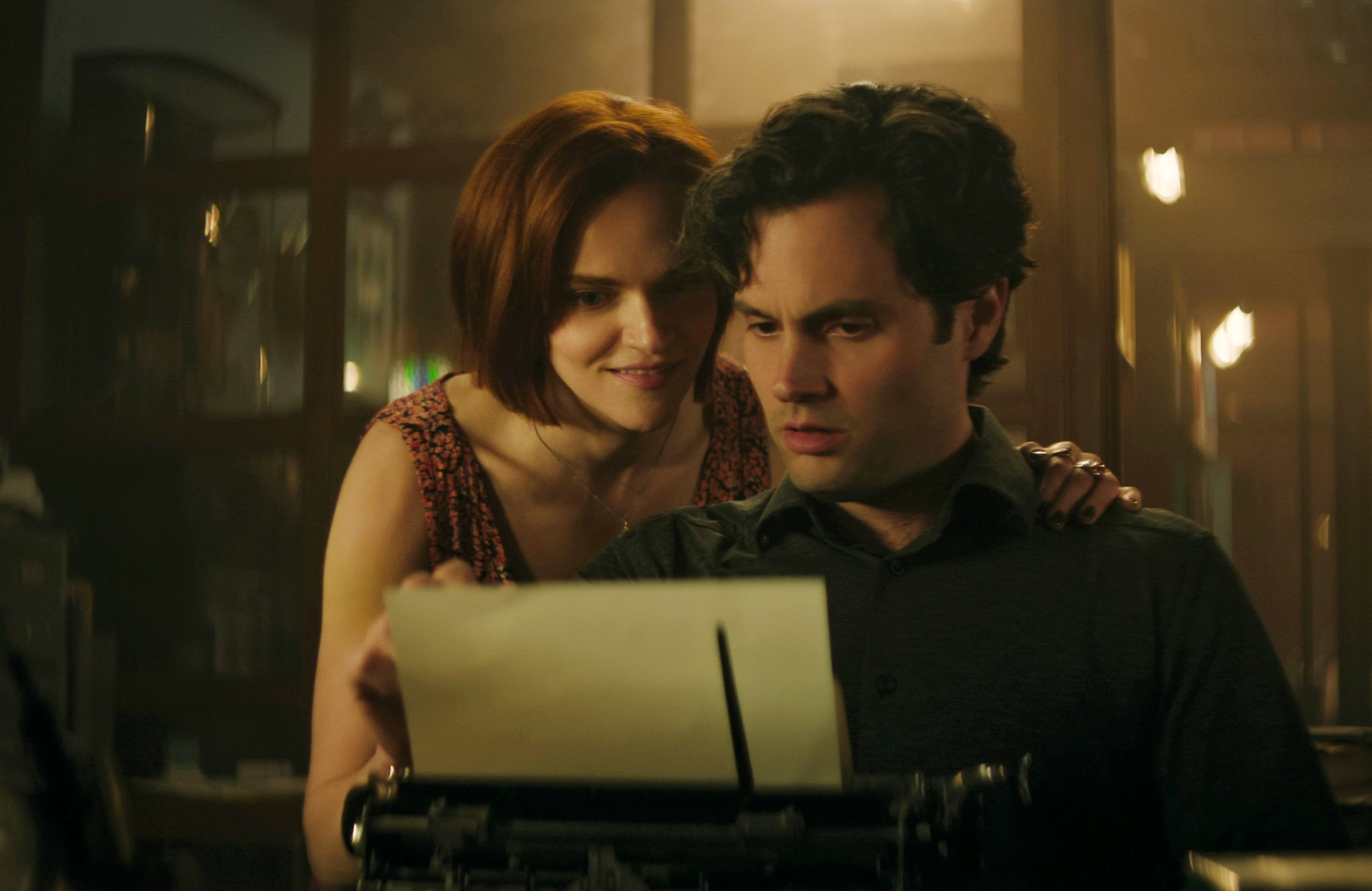 YOU, from left: Madeline Brewer, Penn Badgley, 'Impostor Syndrome', (Season 5, ep. 503, aired Apr 24, 2025). photo: ©Netflix / Courtesy Everett Collection
