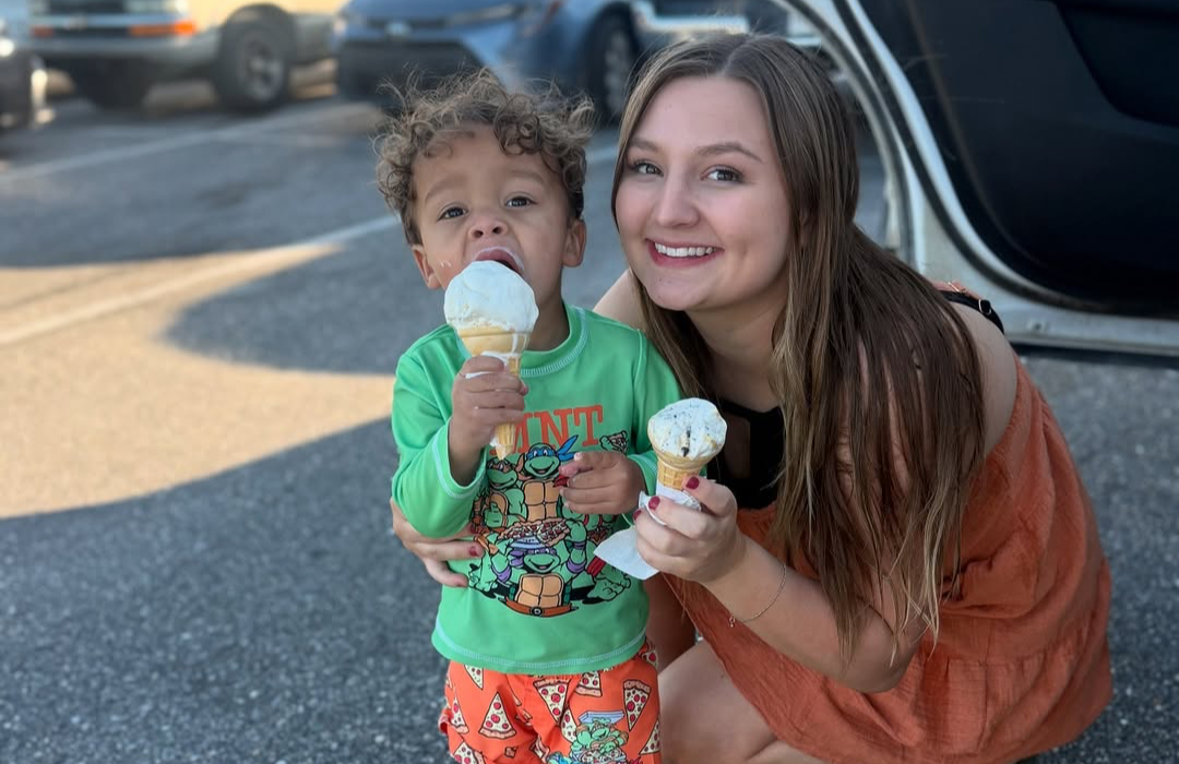 Katelynn Ordone with her son (Source: Instagram/@kate_ordone)