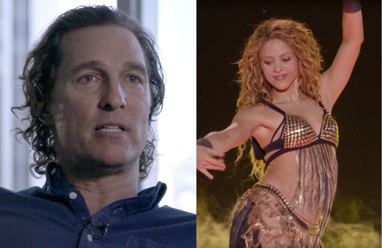 Matthew McConaughey And Shakira (Image via Everett Collection)