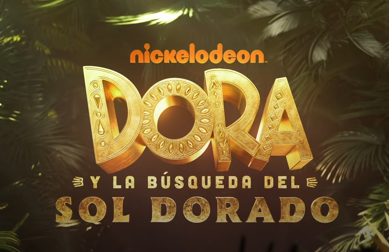 Dora and the Search for Sol Dorado title card (Image via YouTube/@Paramount+ Mexico)