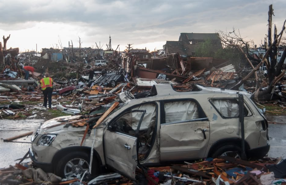 May 22, 2011 - Joplin, MO EF5 Destroyed neighbourhood (Image via Insatgram/@atmospheric_chaos)