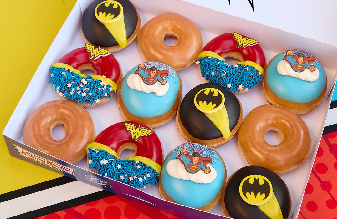 Krispy Kreme has launched a Justice League doughnut collection