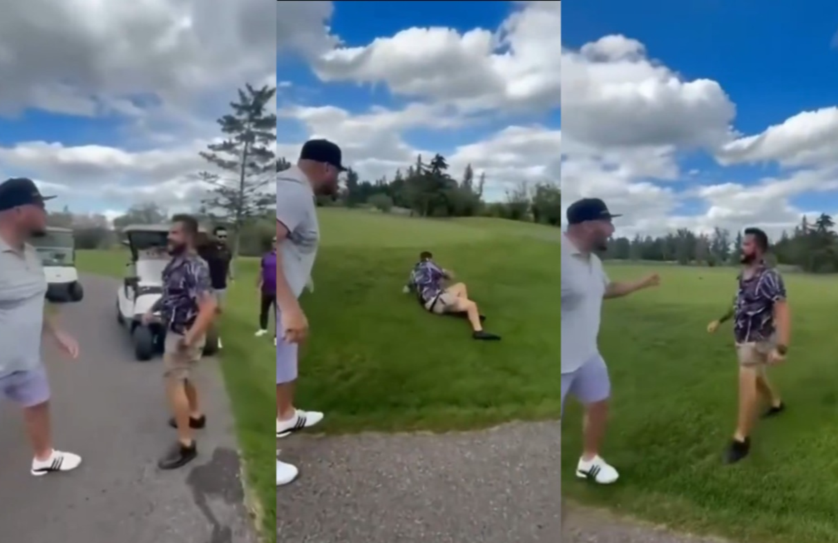A viral video of Nick Tarnasky fighting a golfer recently went viral (Image via X/@NUCLRGOLFPOD)