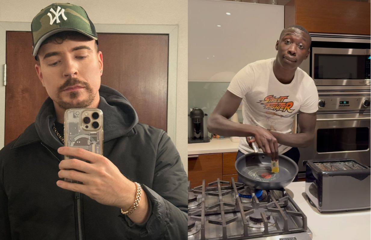 MrBeast &amp; Khaby Lame (Image via Instagram/@mrbeast &amp; @khaby00)