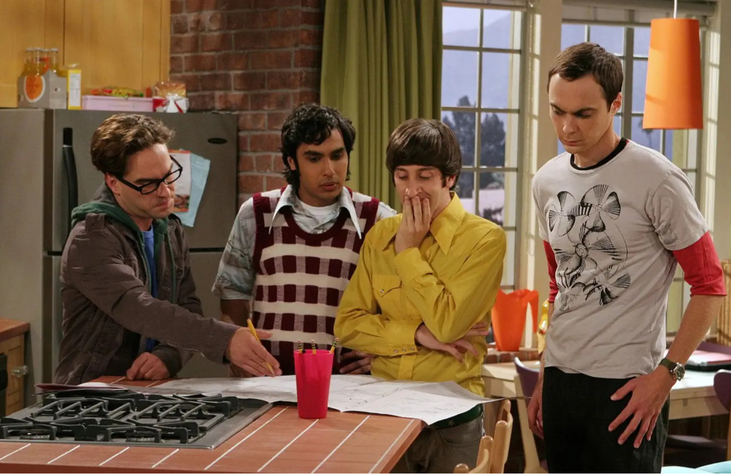 A still from The Big Bang Theory (Image via Apple TV+)