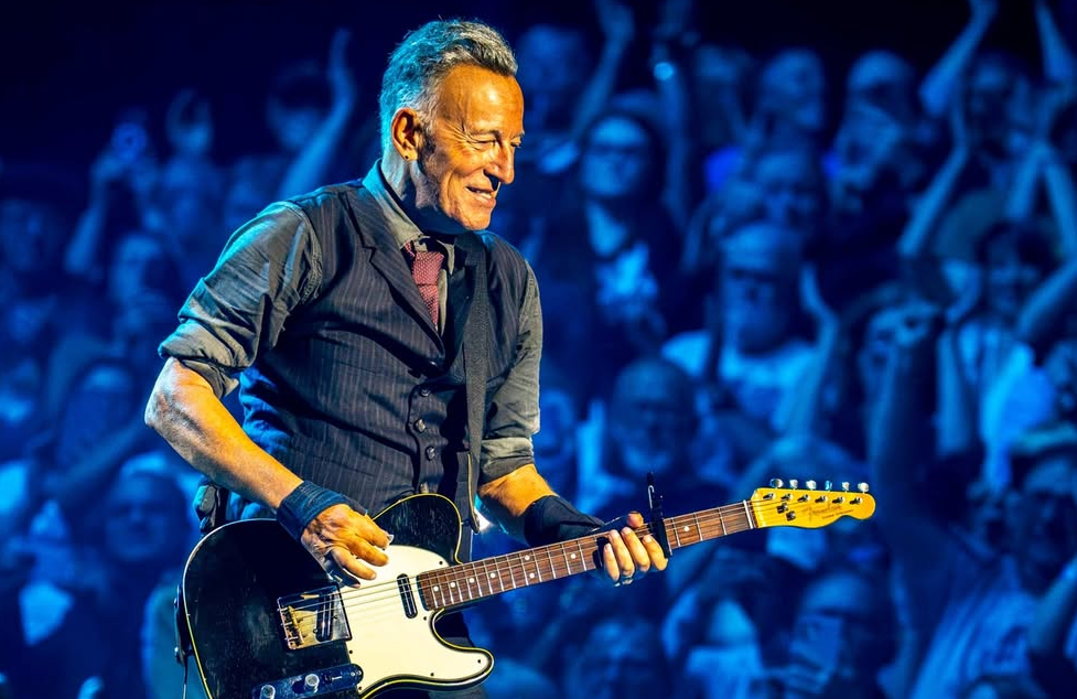 Bruce Springsteen performing in Manchester, May 20, 2025. (Image via Instagram/@springsteen)