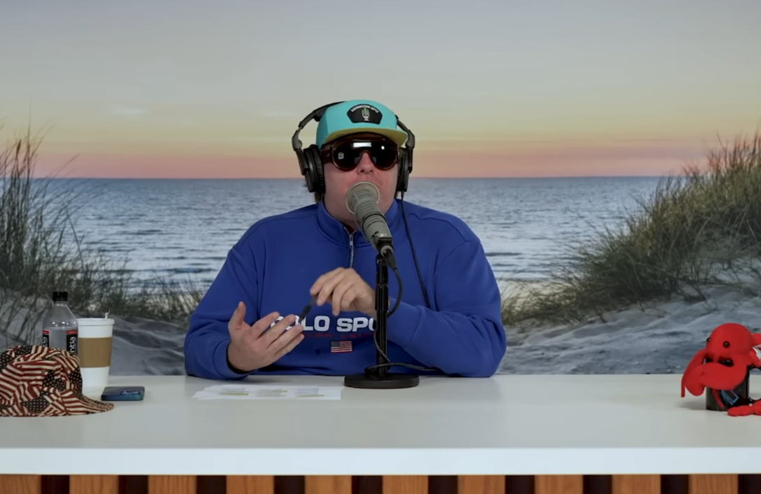 Tim Dillon rants about the Epstein case and Donald Trump (Image via YouTube/The Tim Dillon Show)