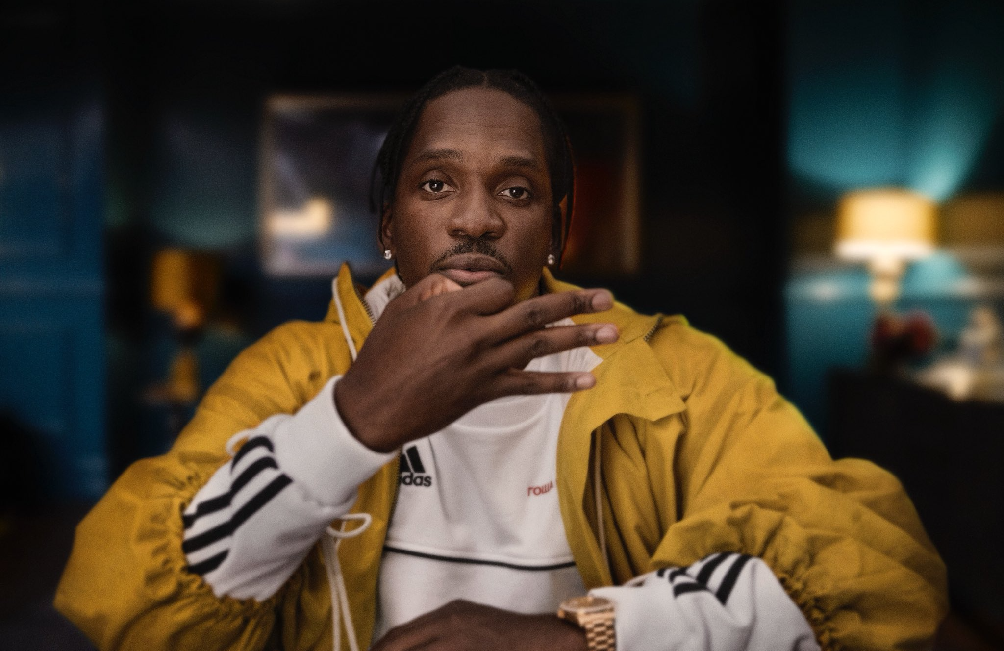 Pusha T denies leaking viral Kanye West texts, claims he knows who did it instead