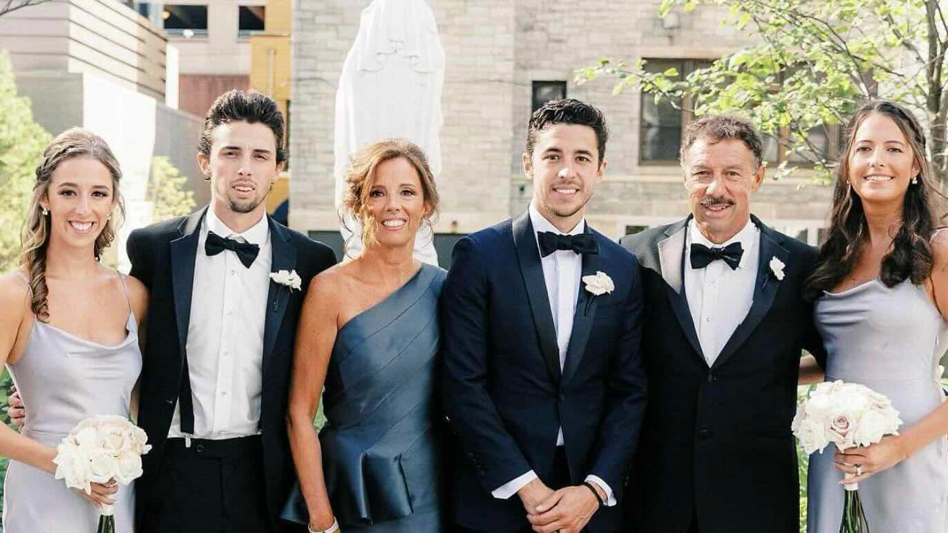 Matthew and Johnny Gaudreau with their family (Image via Instagram/@kgaudreau13)