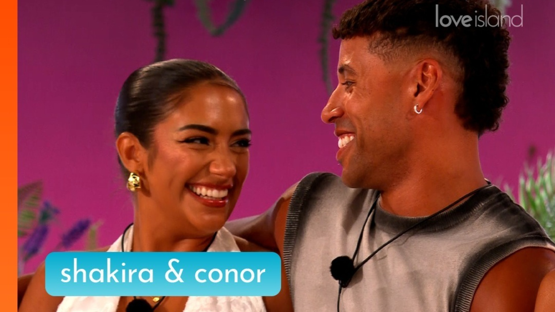 Shakira and Conor from Love Island UK (Image via Instagram @loveisland)