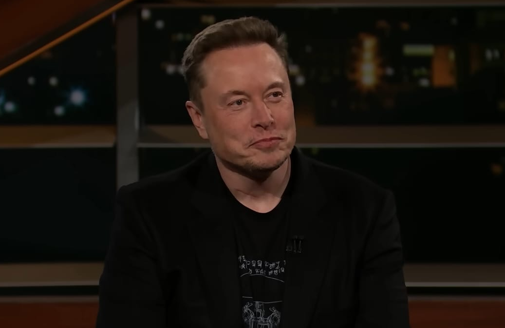 Elon Musk on Real Time with Bill Maher (Image via YouTube/@RealTime)