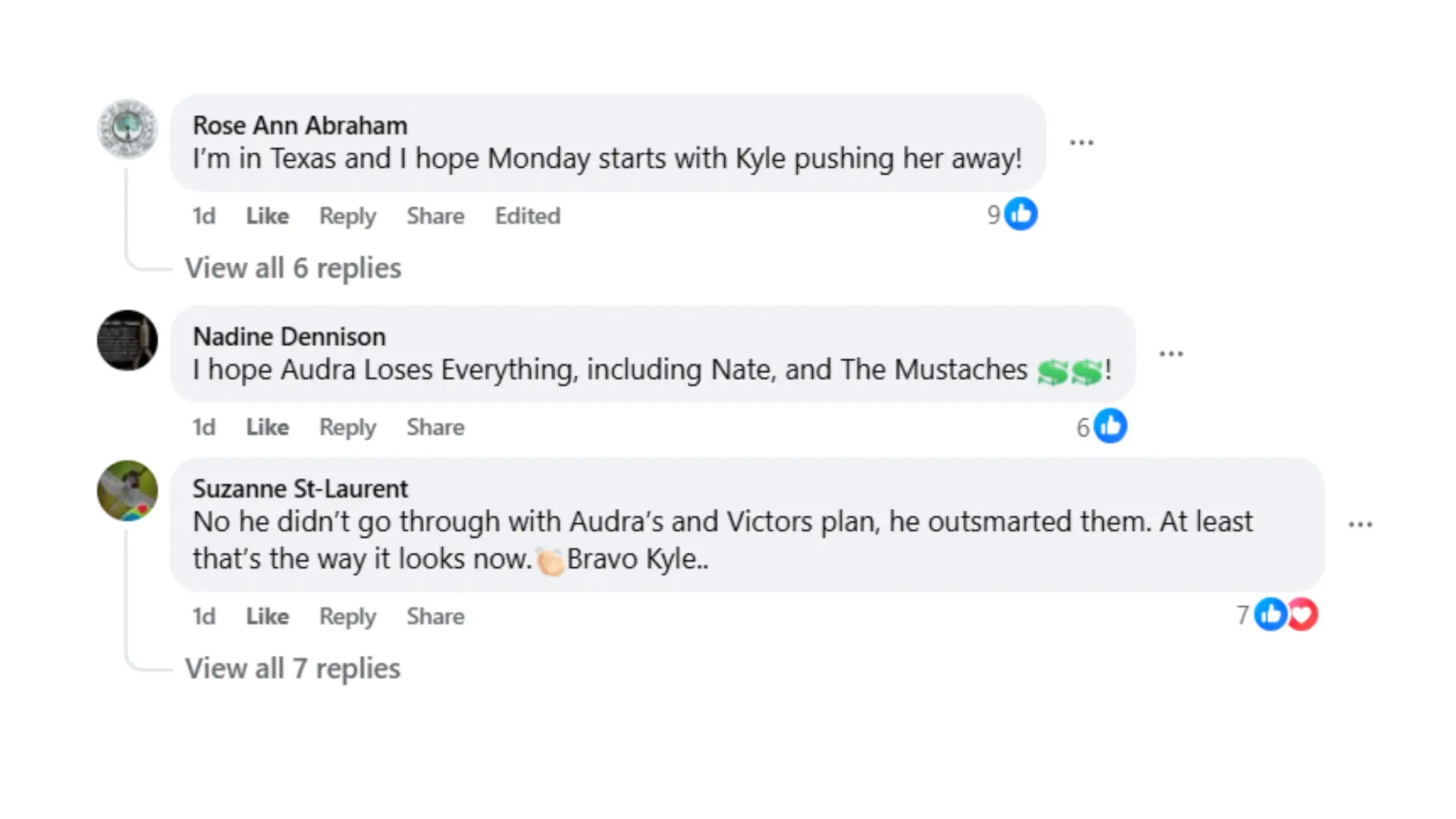 Fans comments (Image via Facebook - Young and Restless Canadian Day Ahead Recaps )