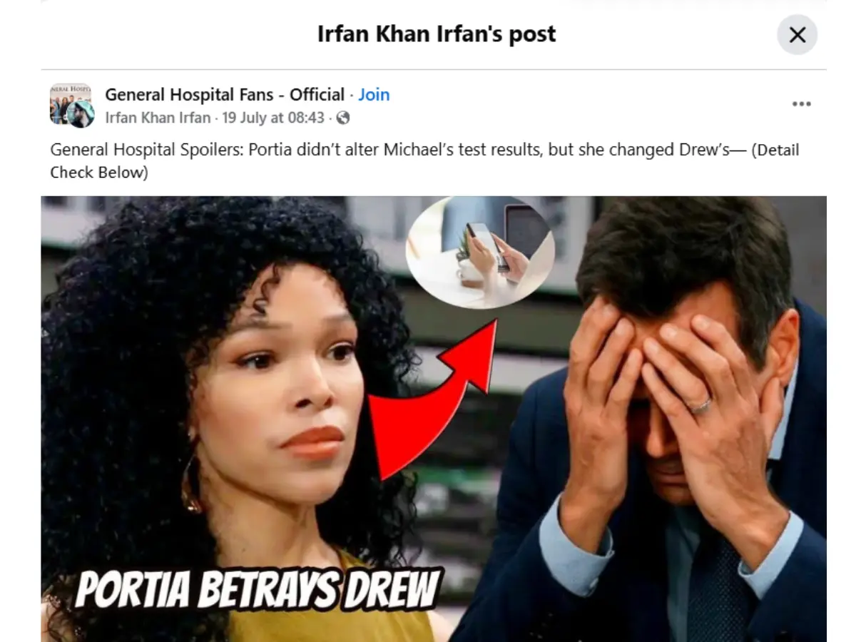 The original post (Image via Facebook - General Hospital Fans - Official )