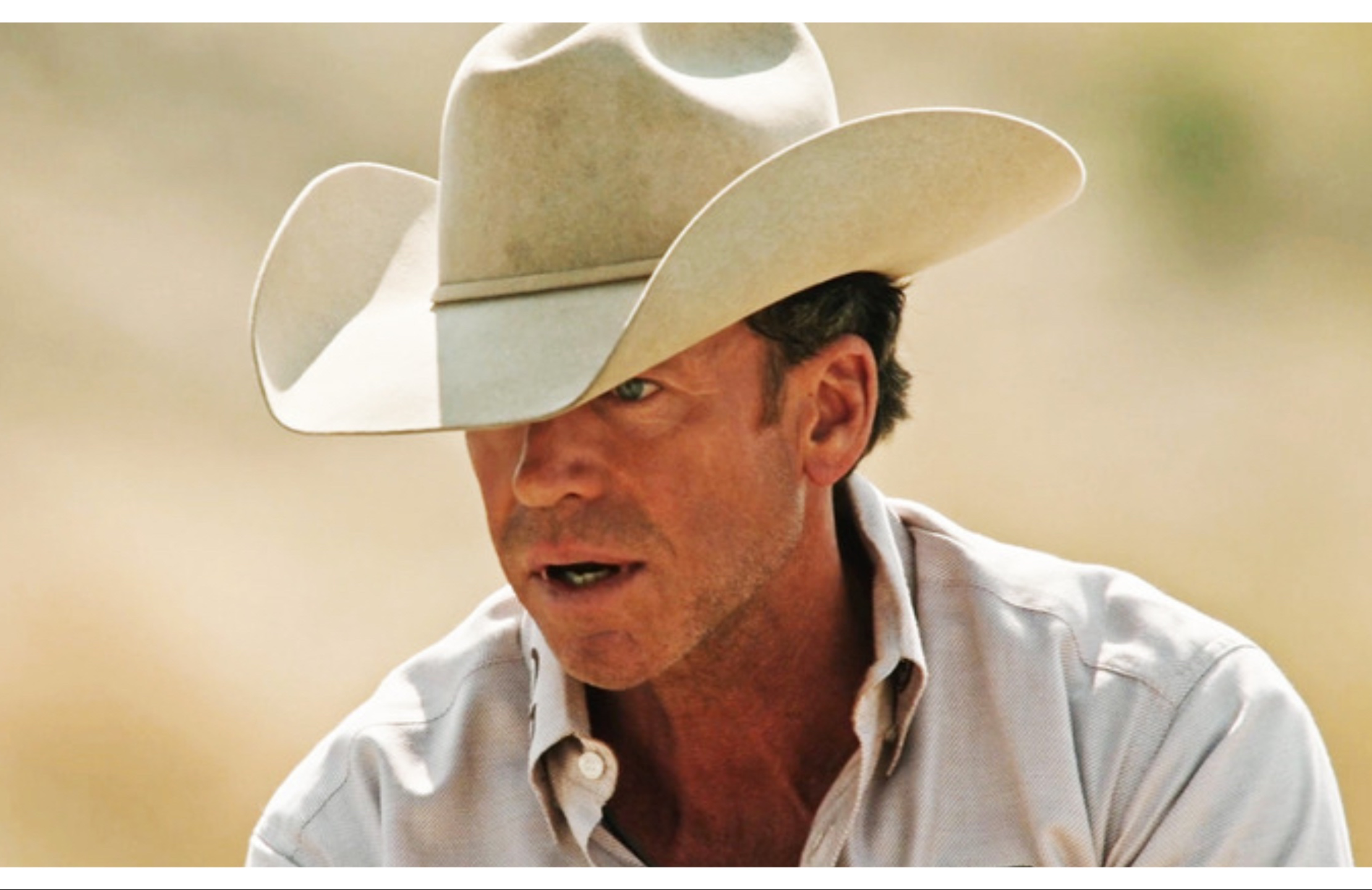 Luke Grimes and Kevin Costner as seen in the Neo-Western drama series Yellowstone.