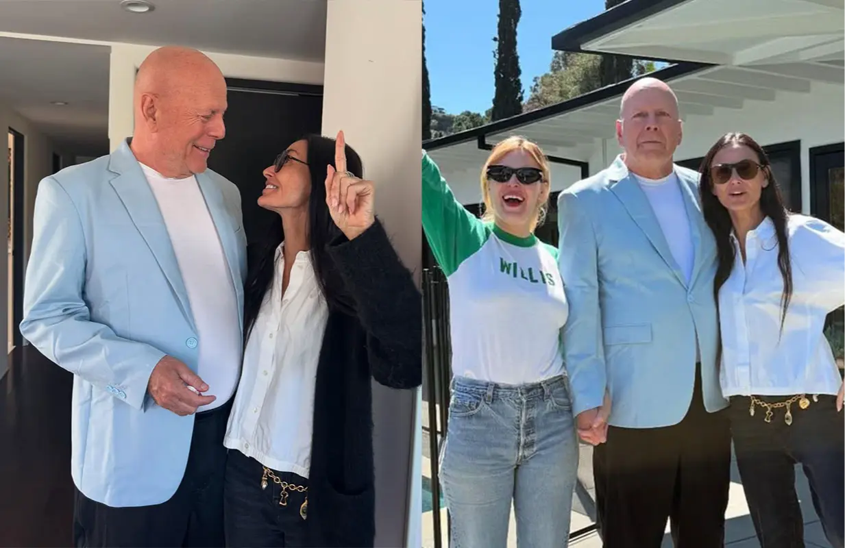 Bruce Willis with his family (Photo: Instagram/@buuski)
