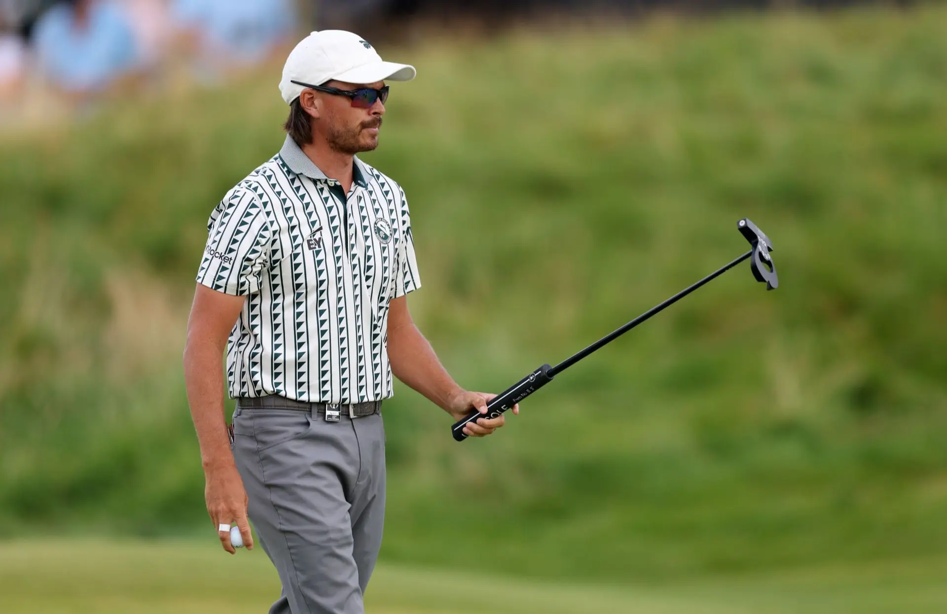 Rickie Fowler playing in Northern Ireland in July (Image via Getty)