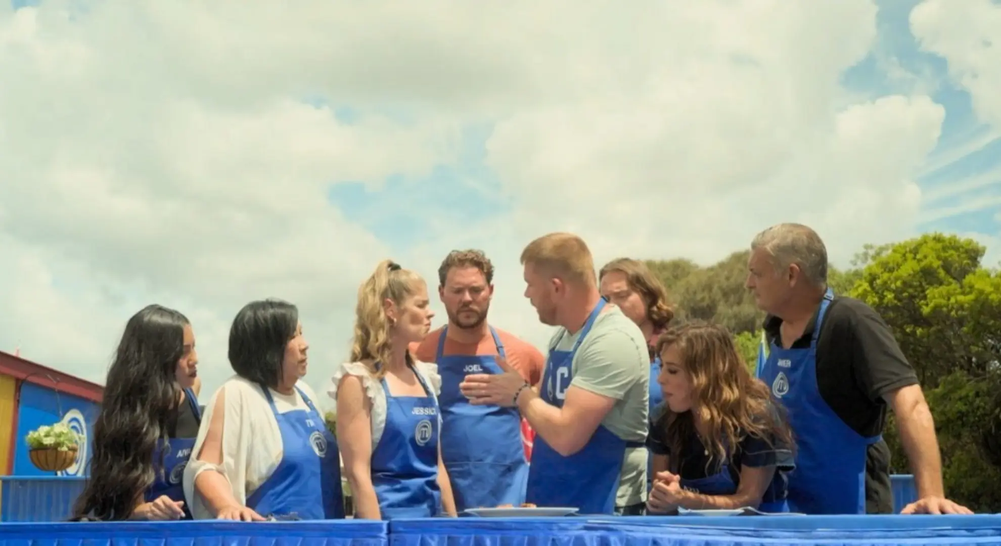 Blue team on MasterChef: Dynamic Duos (Image via Instagram @foodclubfox)