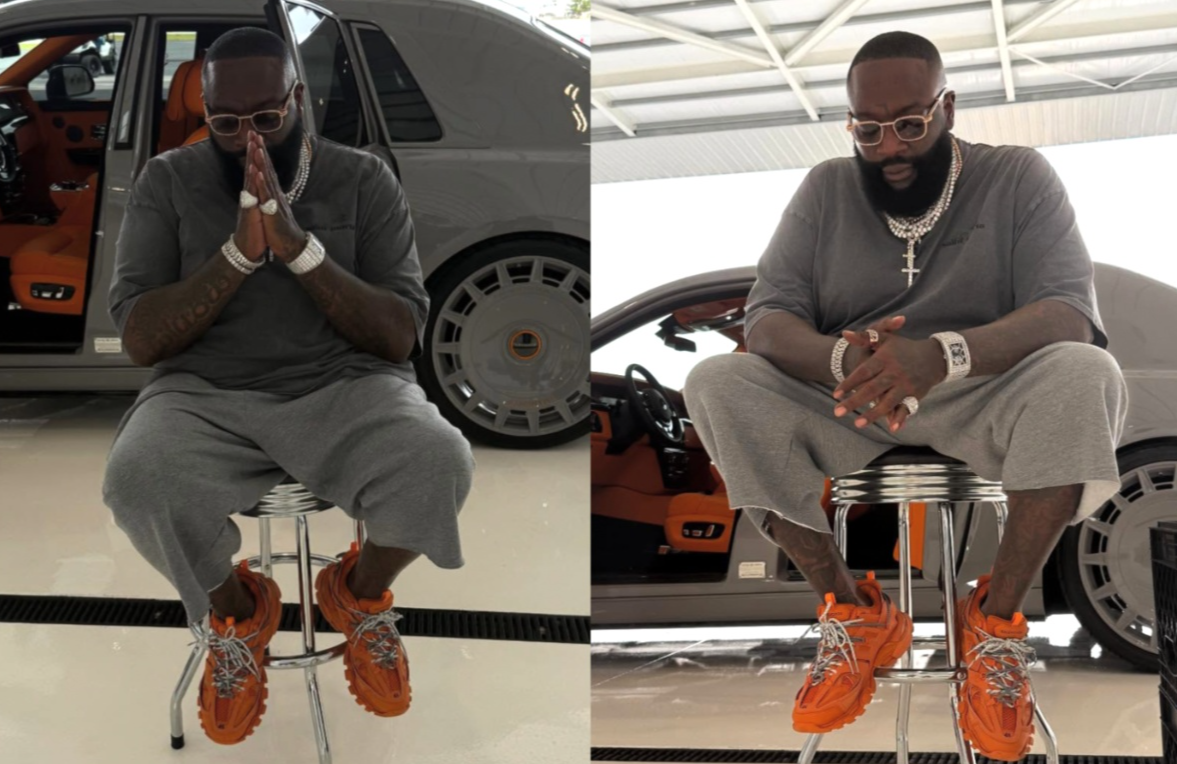 Rick Ross hits back at 50 Cent via Instagram Stories, after In da Club's claims went viral (Image via Instagram/@richforever)