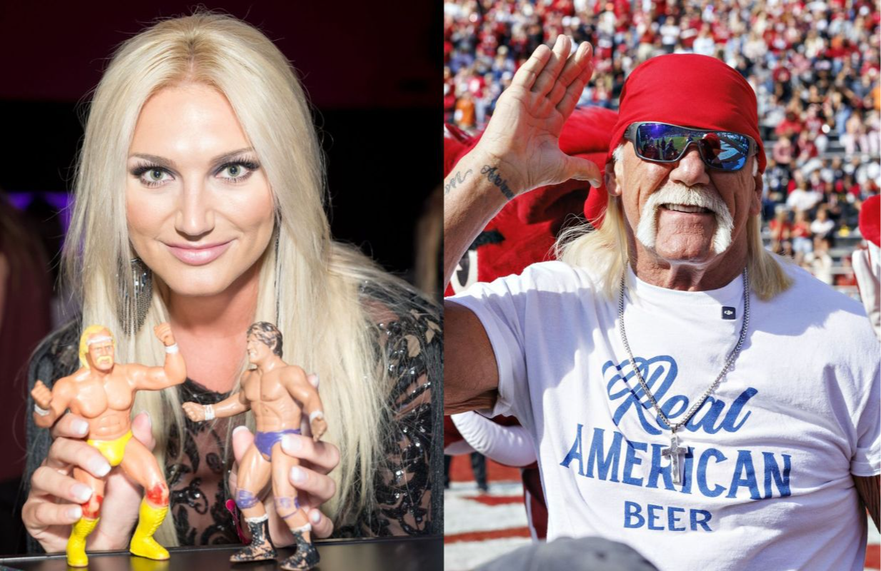 Brooke Hogan &amp; Hulk Hogan (Image via Getty)