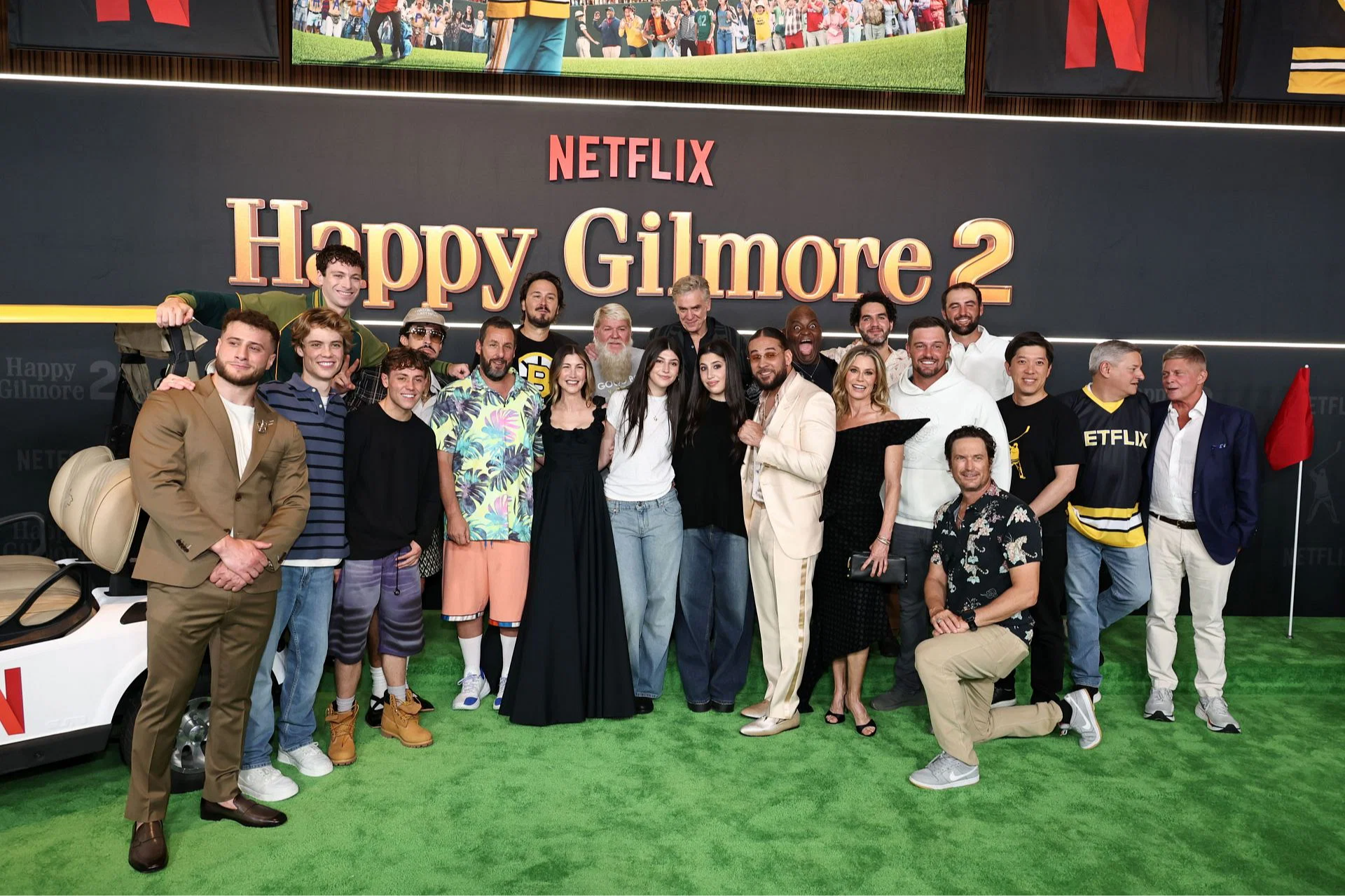 Cast members of Happy Gilmore 2 (Image via Getty)