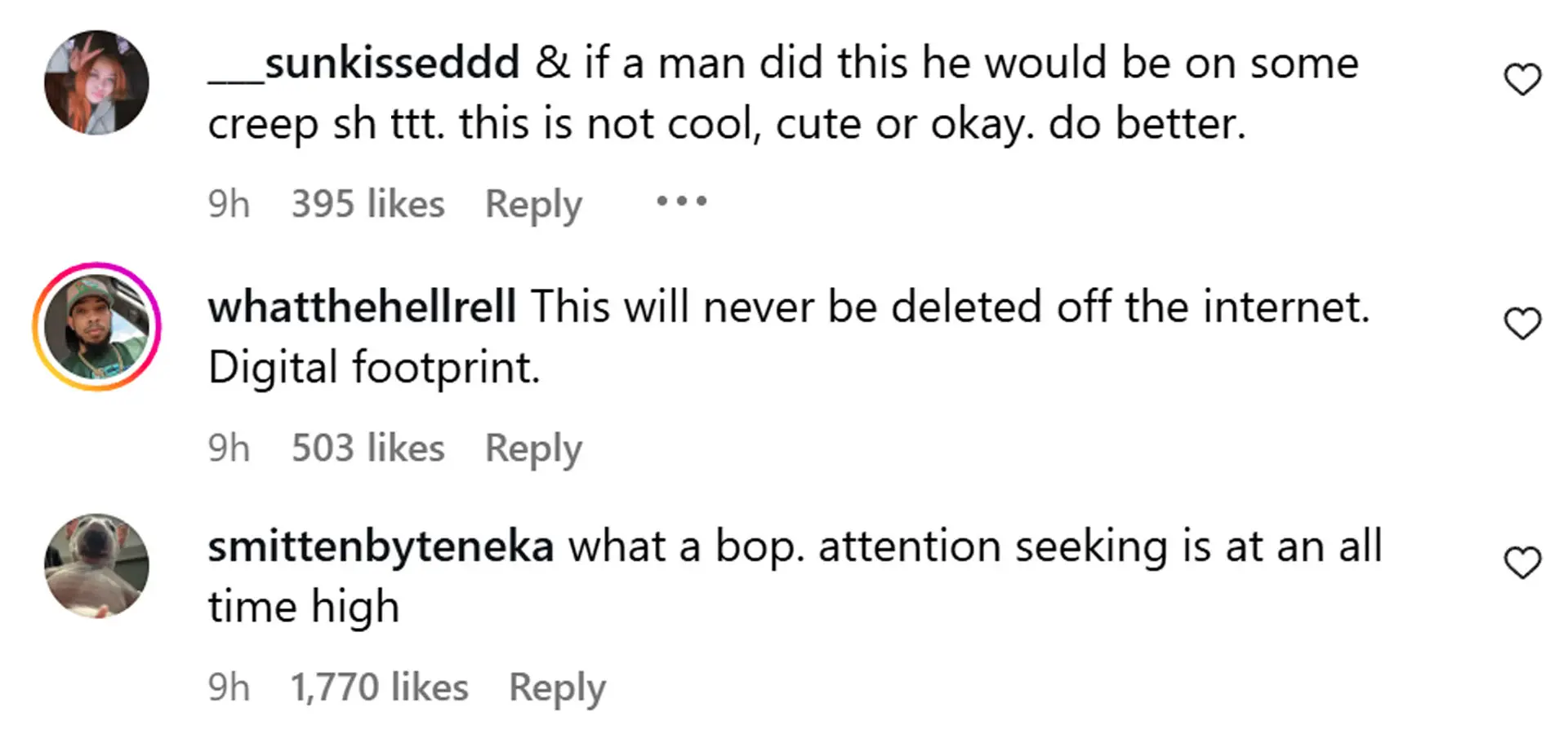 Comments reacting to the news (Image via Instagram/ @theneighborhoodtalk)