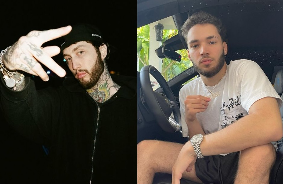 Faze Banks and Adin Ross (Image via Instagram/@banks &amp; Instagram/@adinross)
