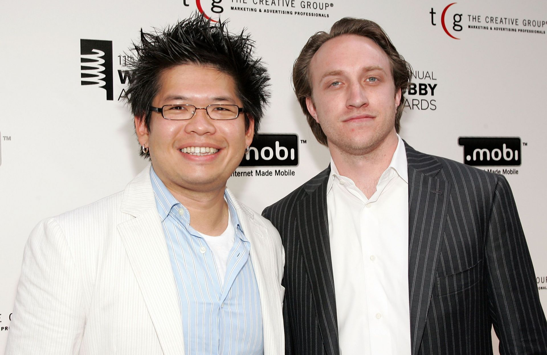 Co-founders of YouTube, Steve Chen and Chad Hurley in 2007 (Image via Getty)