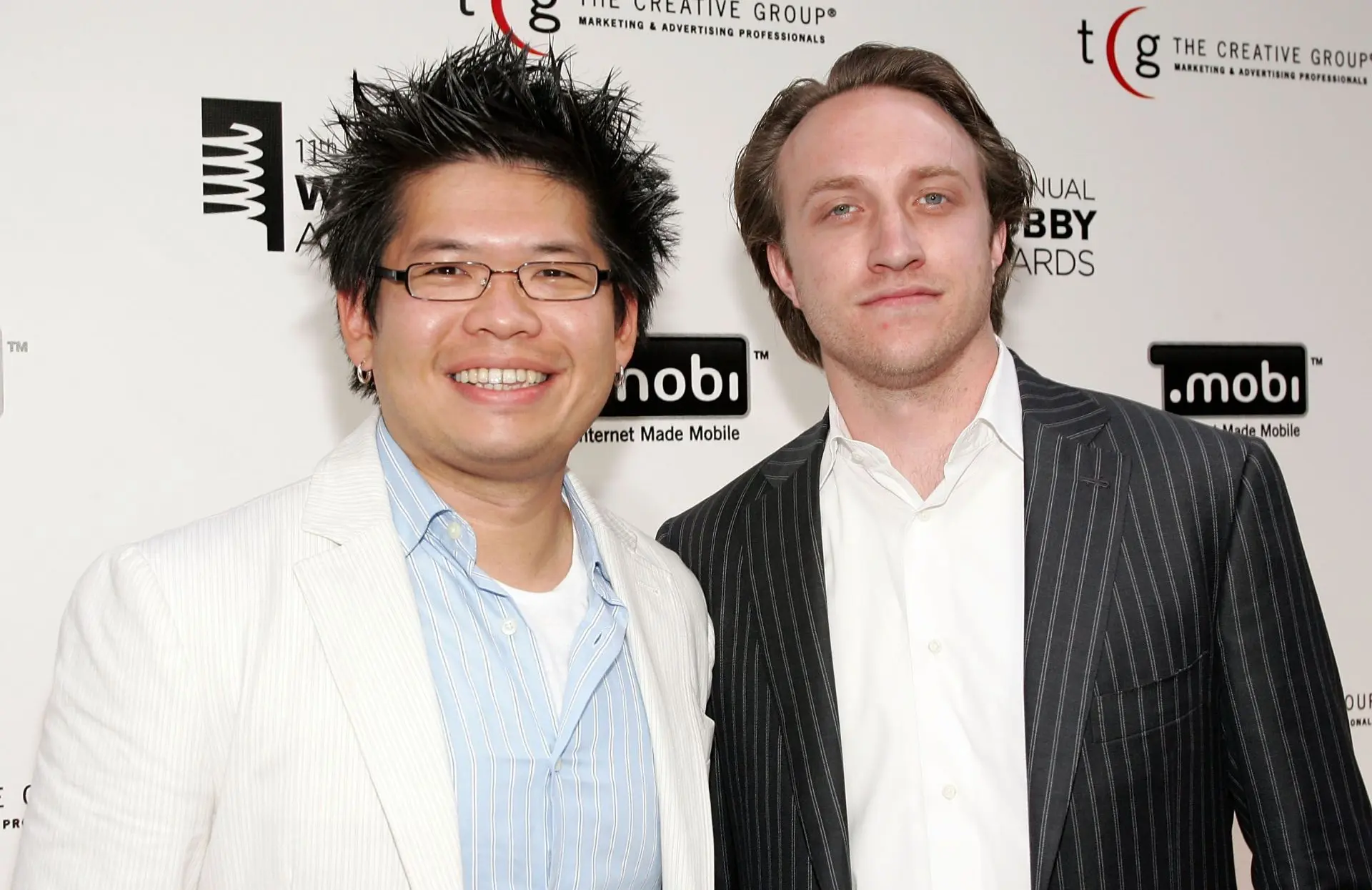 Co-founders of YouTube, Steve Chen and Chad Hurley in 2007 (Image via Getty)