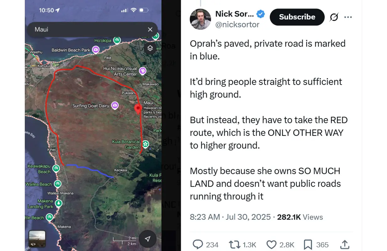 Sortor's post (Image via X/ @nicksortor)