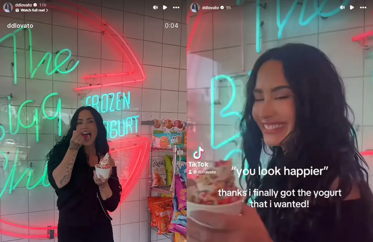 Lovato's stories (Image via Instagram/ @ddlovato)