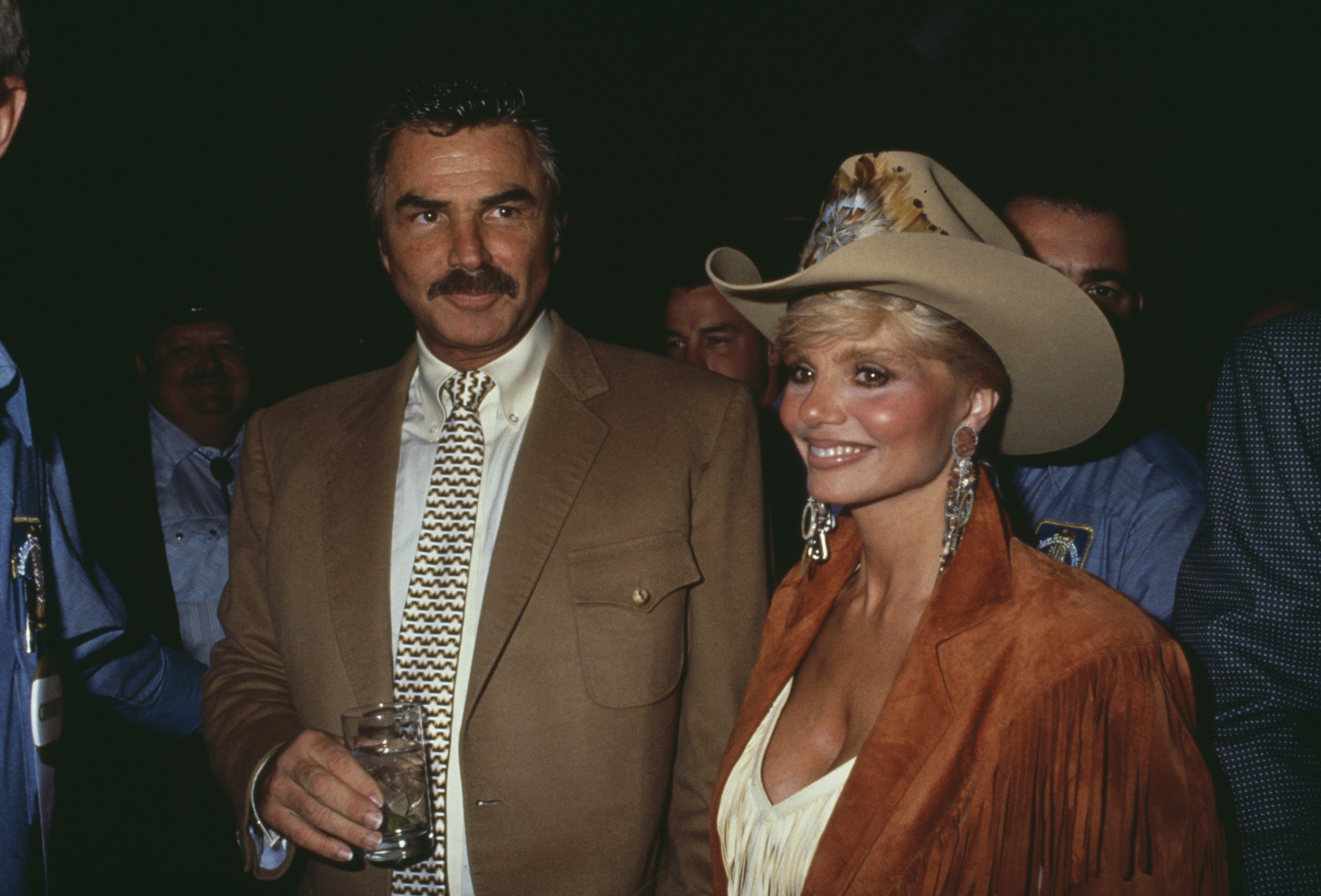 American actor Burt Reynolds and his wife Loni Anderson attend the Motion Picture &amp; Television Fund's 8th Annual Golden Boot Awards (Photo by Vinnie Zuffante/Getty Images)