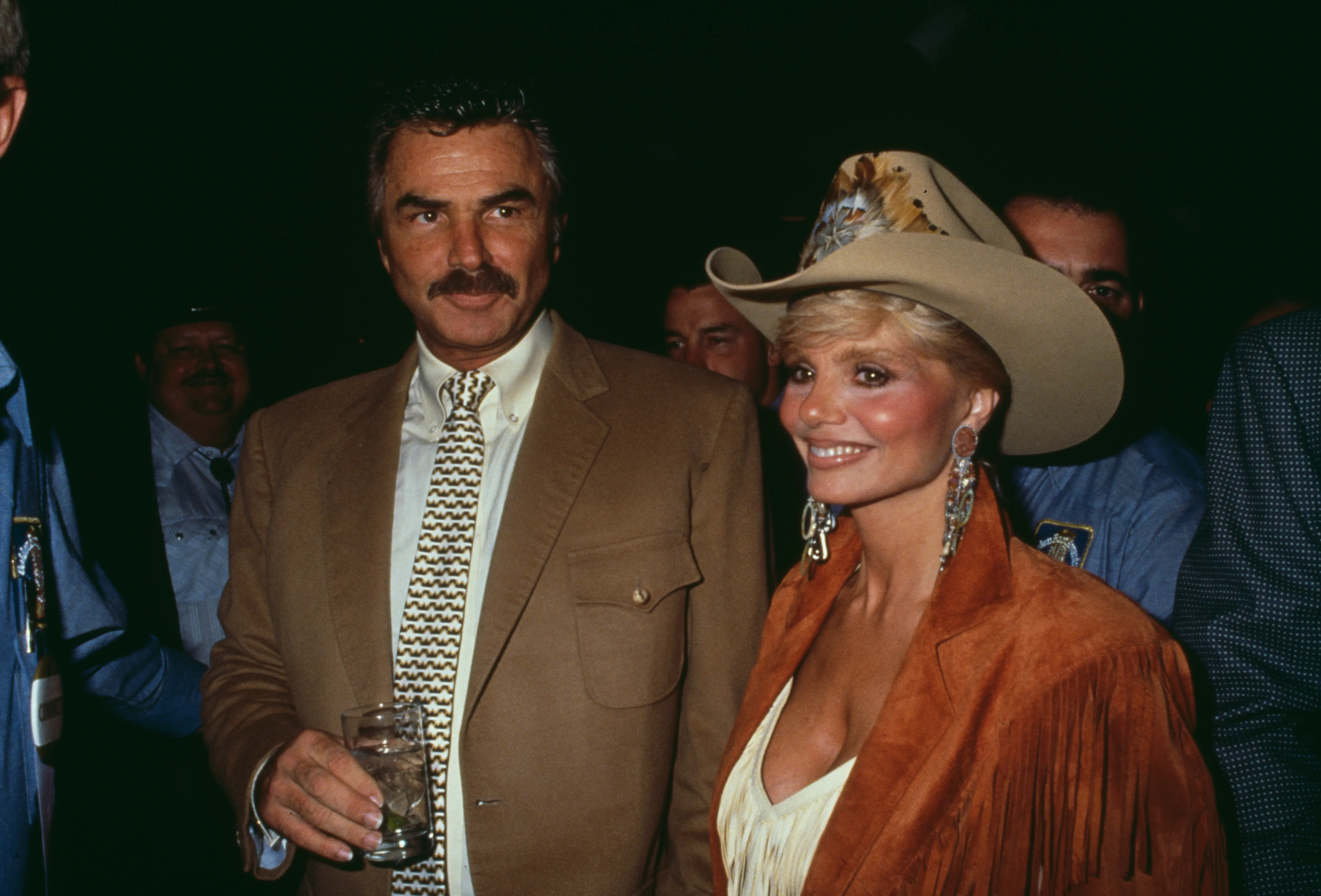 American actor Burt Reynolds and his wife Loni Anderson attend the Motion Picture &amp; Television Fund's 8th Annual Golden Boot Awards (Photo by Vinnie Zuffante/Getty Images)