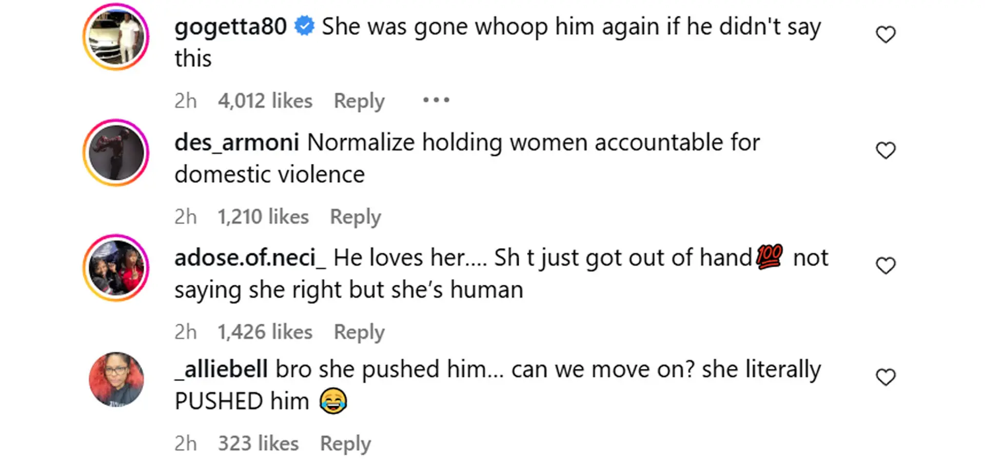 Comments reacting to the news (Image via Instagram/ @theshaderoom)