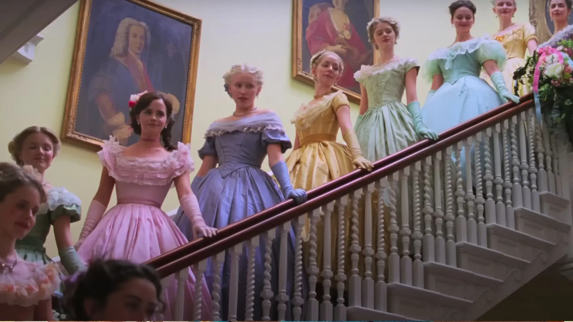 Meg, Jo, Beth, and Amy in Little Women (Image via YouTube/@sonypictures)