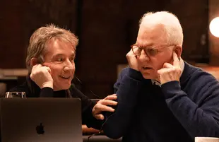 Martin Short and Steve Martin play true crime-obsessed sleuths in Hulu's new comedy series. (Photo: Hulu)