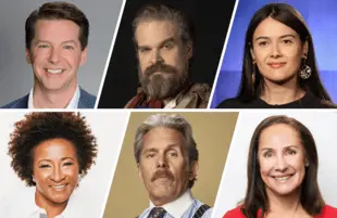 Sean Hayes, David Harbour, Patti Harrison, Wanda Sykes, Gary Cole and Laurie Metcalf lend their voices to Q-Force.